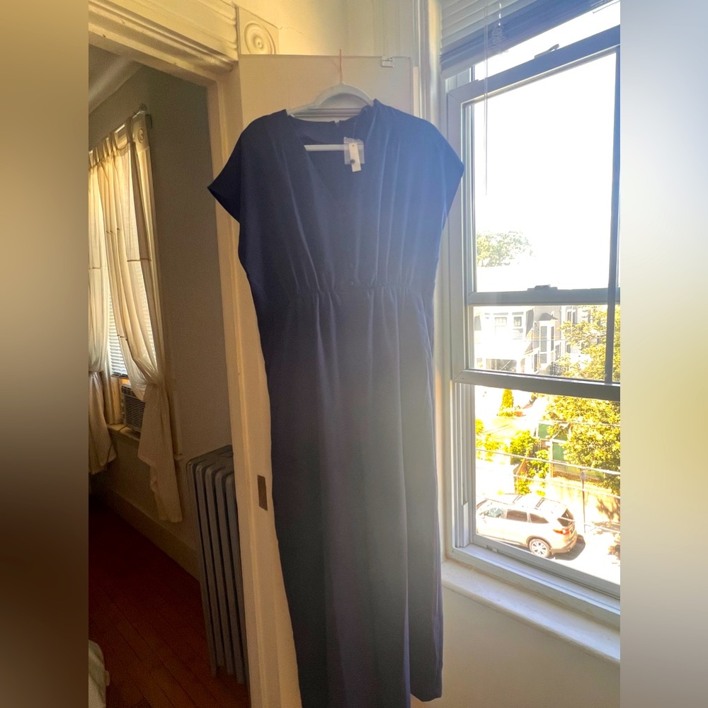 Navy blue madewell jumpsuit - new with tags!